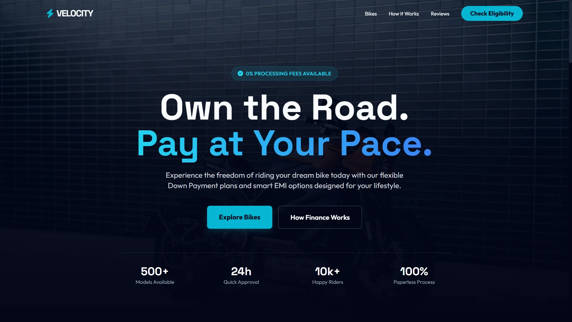 Velocity - Finance website