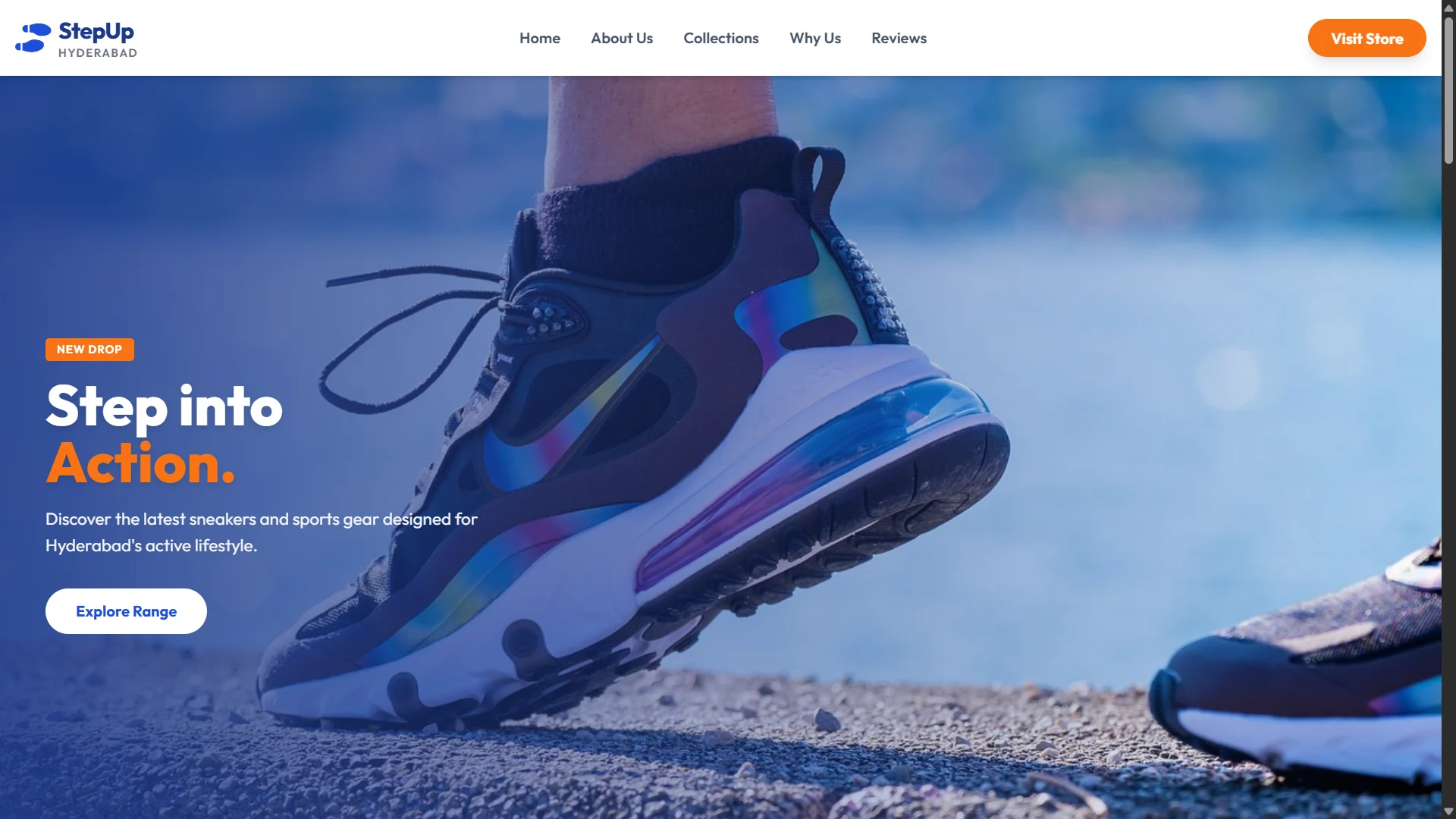 StepUp- Footwear website