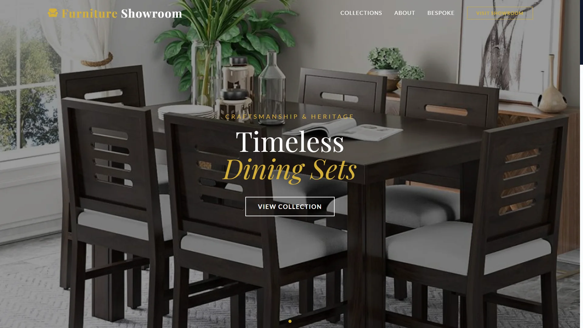 Furniture Showroom Website
